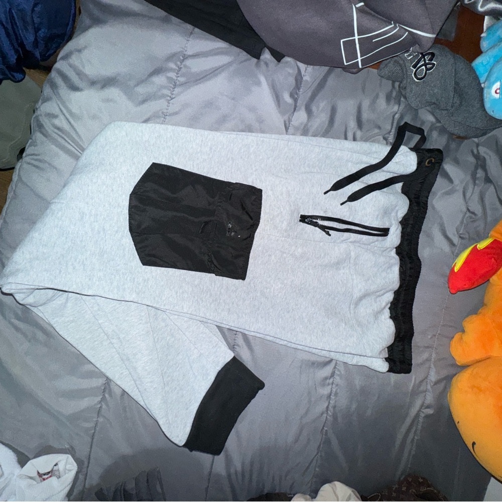 Rbx Gray and Black Casual Shorts
